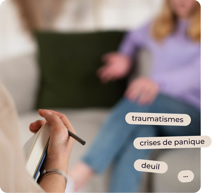 traumatismes, crises de panique, deuil